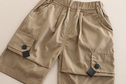 Children's Set with Teddy Bear and Pockets