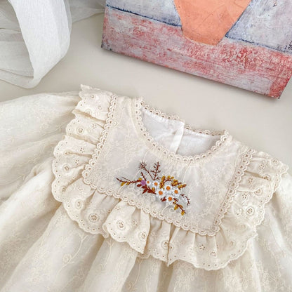 Baby Girl Floral Lace Bodysuit