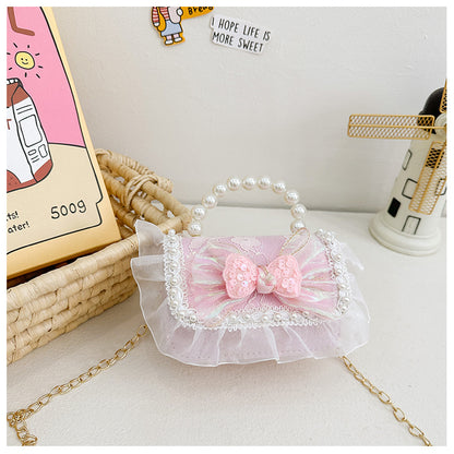 Children's Bag with Glittery Bow