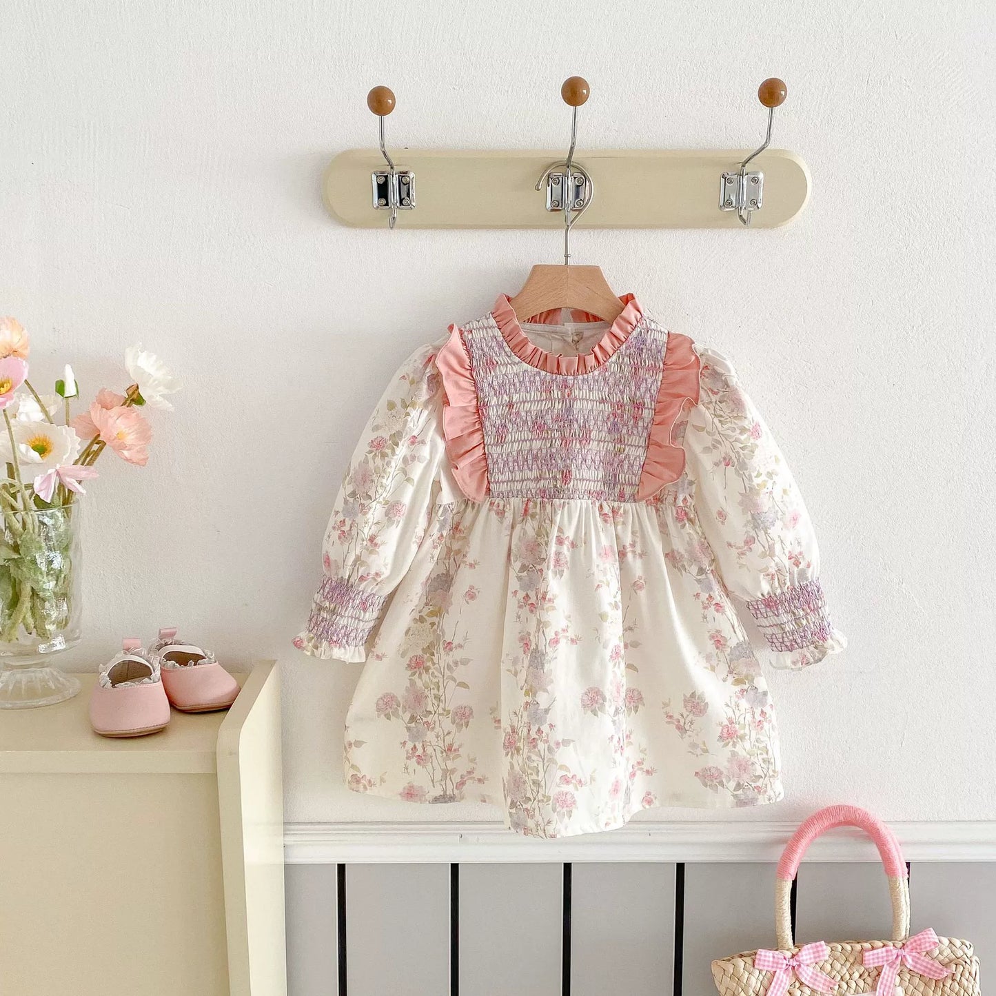 Pink Flower Children's Dress
