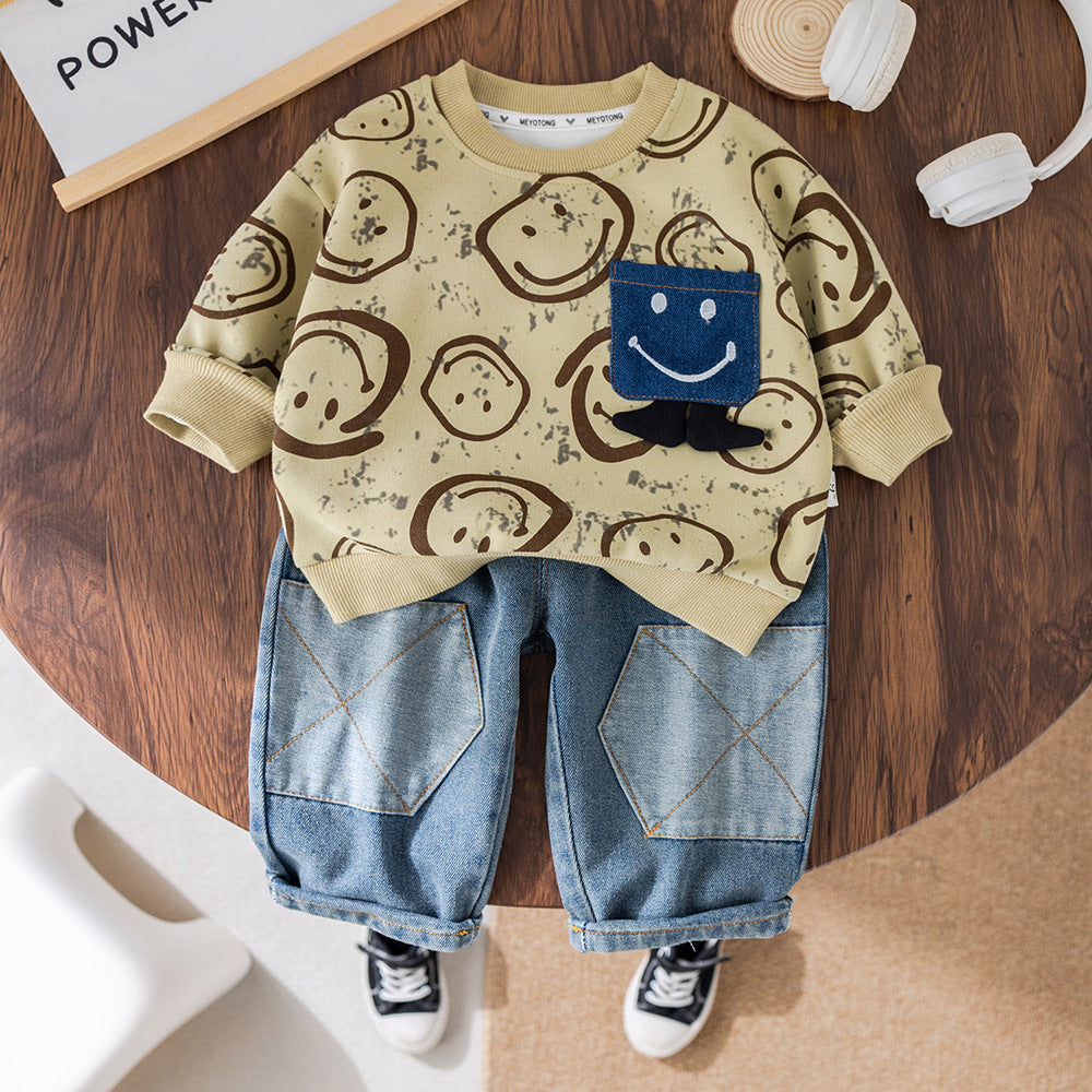 Smiley and Jeans Children's Outfit