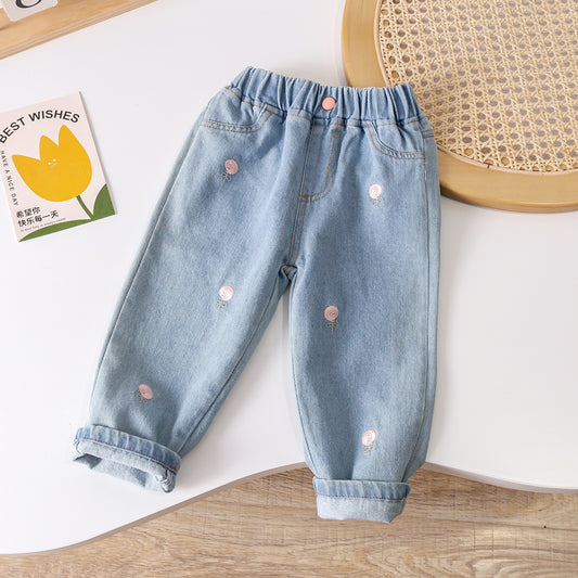 Girls' Jeans Pants Lollipop