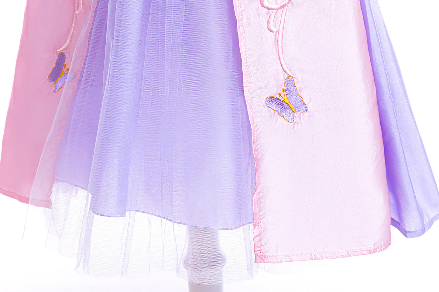 Purple Butterfly Party Dress