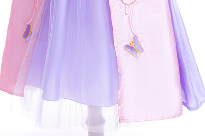 Purple Butterfly Party Dress
