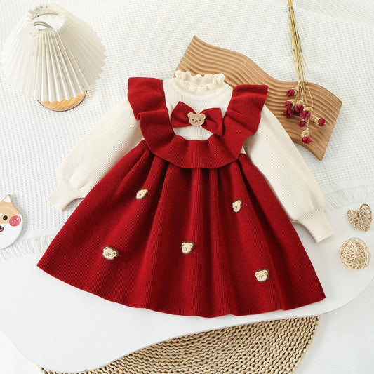 Teddy Bear Knit Dress