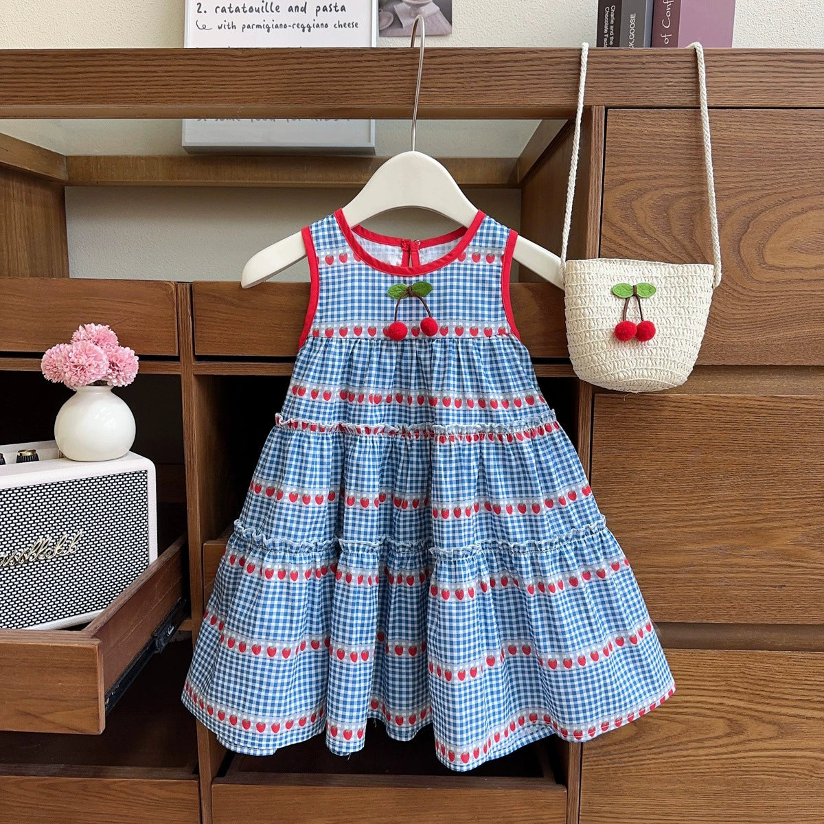 Children's Strawberry Cherry Dress