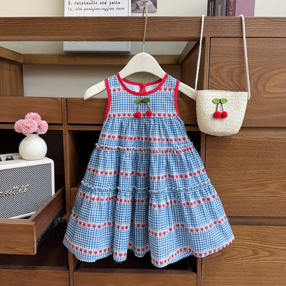 Children's Strawberry Cherry Dress