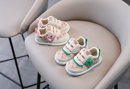 Children's Teddy Bear Sneakers with Velcro