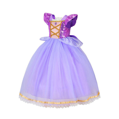 Sparkly Purple Party Dress