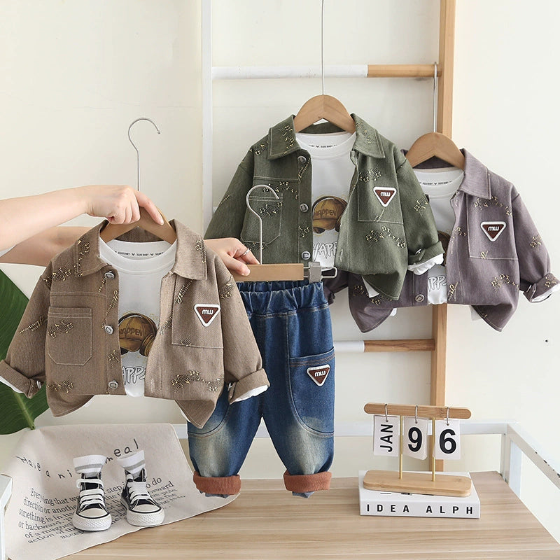 Boys' 3-Piece Set with Pockets