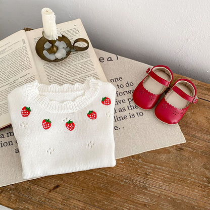 Children's Girls' Knit Strawberry Body