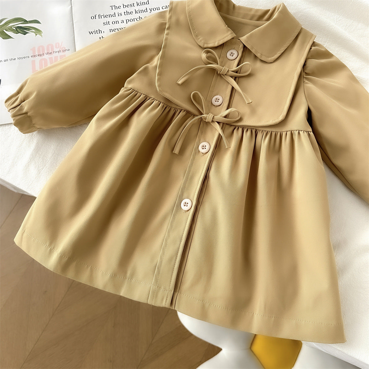 Girls' Jacket with Bows
