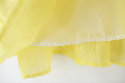 Children's Summer Dress with Little Flowers