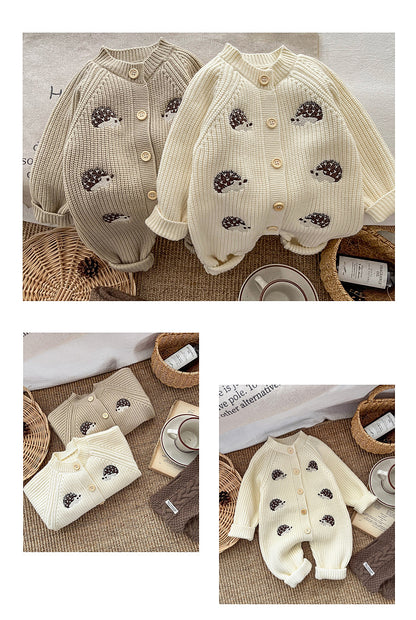 Children's Animal Knit Jumpsuit