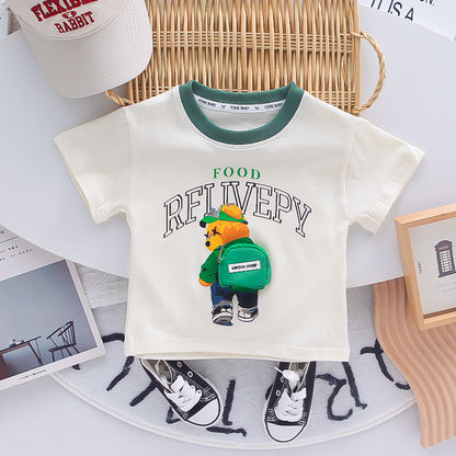 Children's Teddy Bear Backpack Set