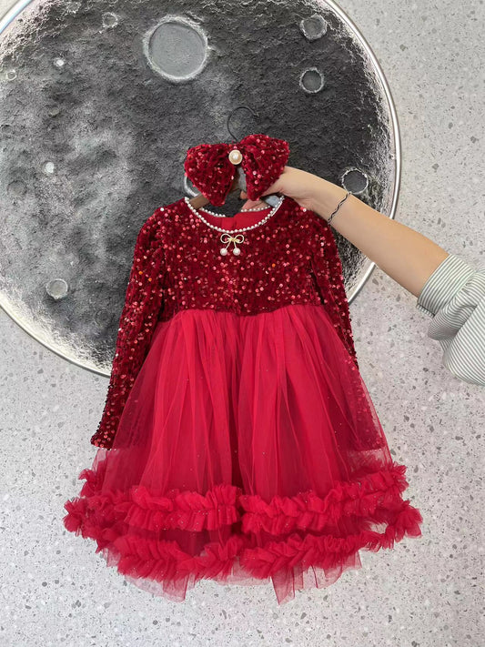 Children's Christmas Sequin Dress