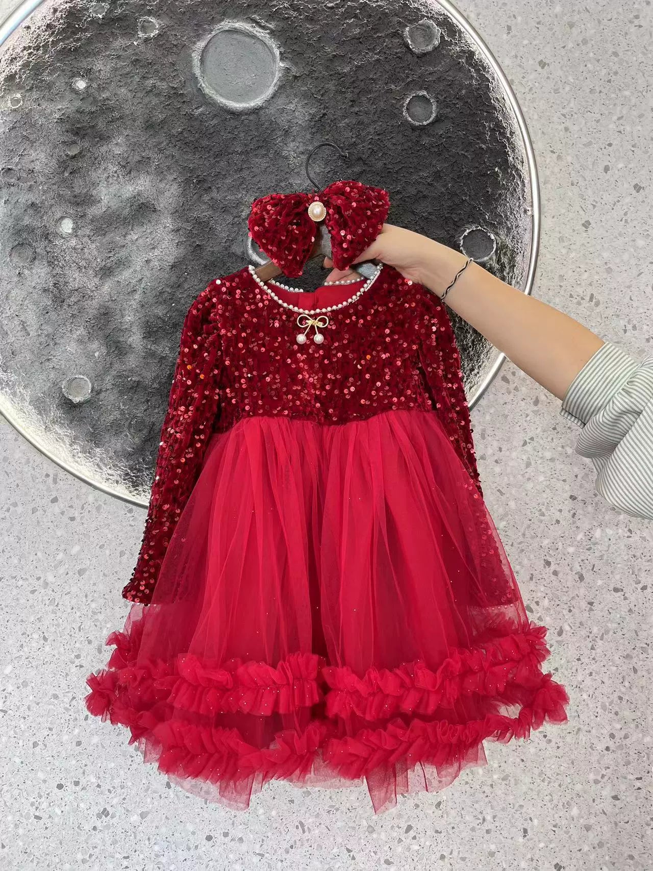 Children's Christmas Sequin Dress