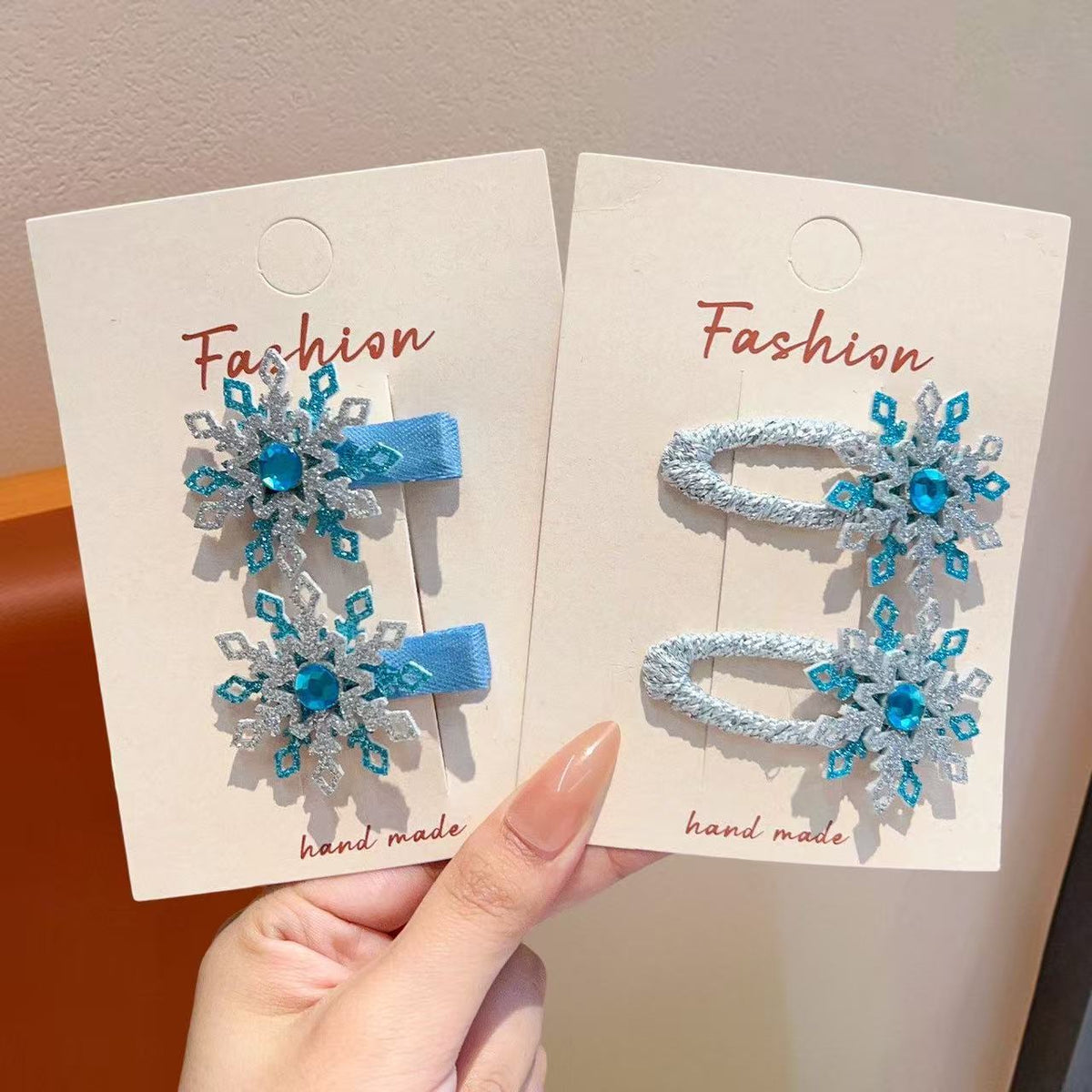 Shiny Blue Hair Clip