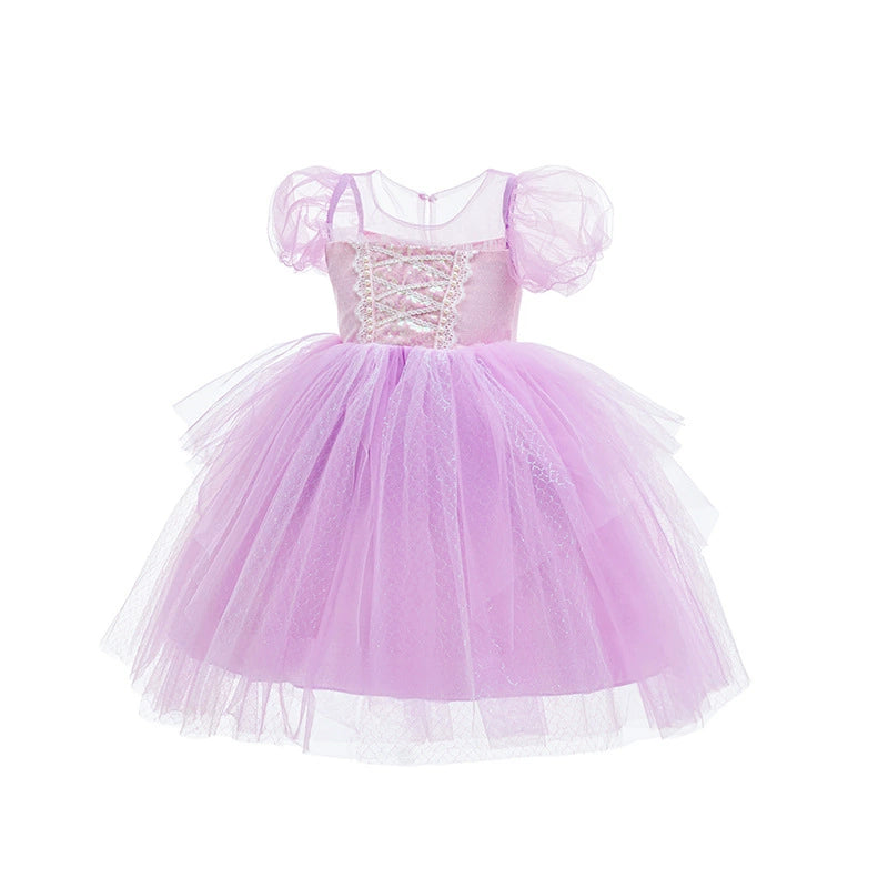 Purple Party Dress + Accessories