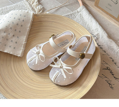 Children's Ballet Flats with Bow