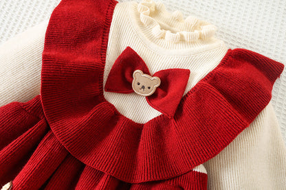 Teddy Bear Knit Dress