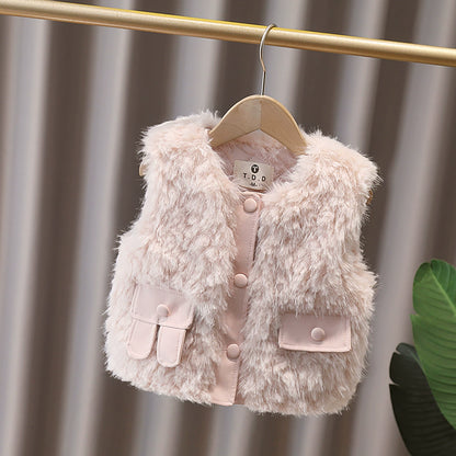 Children's Vest with Small Pocket