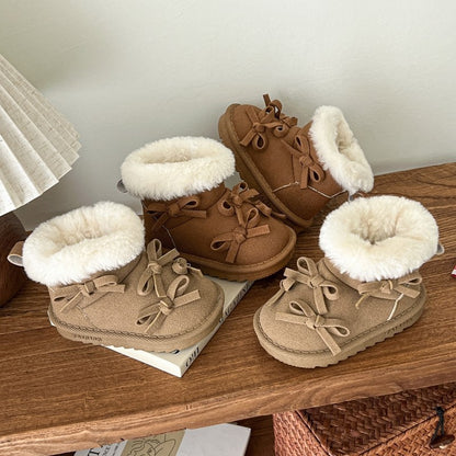 Children Warm Snow Boots Girl Princess Boots