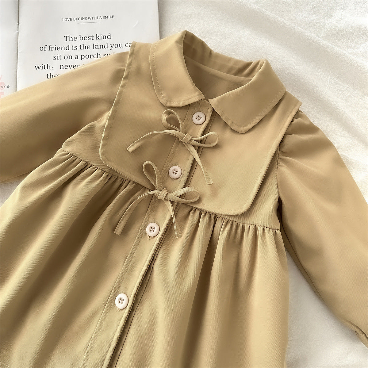 Girls' Jacket with Bows