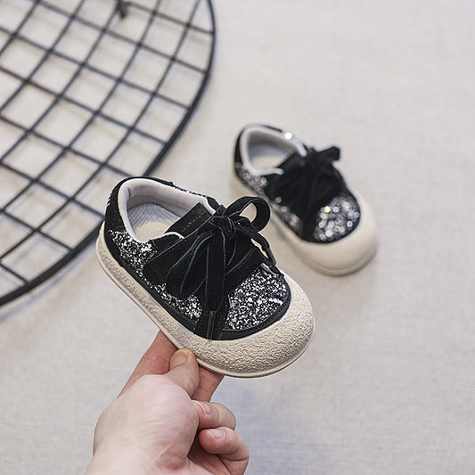 Zapatillas de tenis brillantes para niñas 