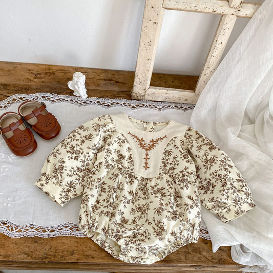 Girls' Floral Bodysuit