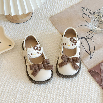 Lace Balloon Thick Sole Kids Sandals Lightweight Walking Shoes