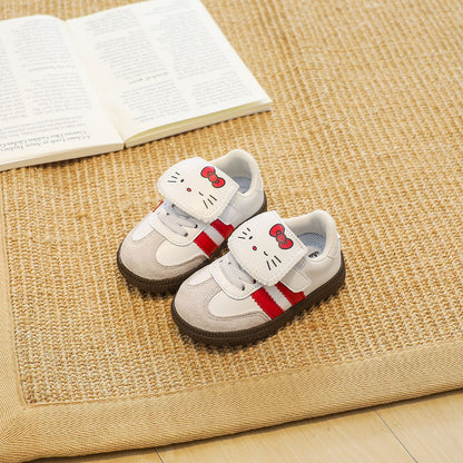 Children's Female AD Leopard Sneakers