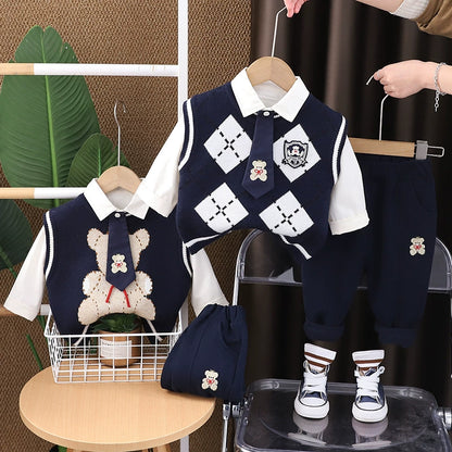 Boys' 3-Piece Teddy Bear Set