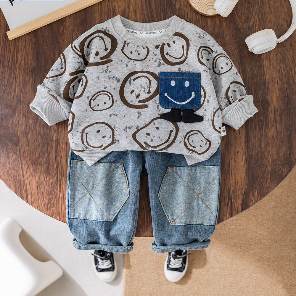 Smiley and Jeans Children's Outfit