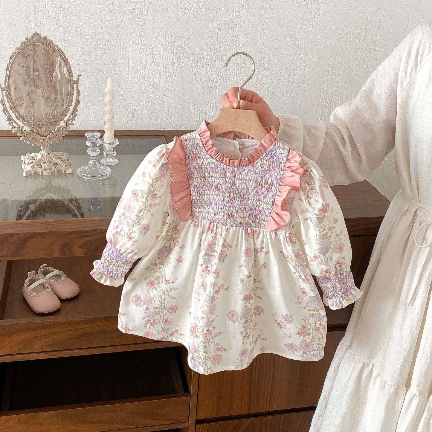 Pink Flower Children's Dress