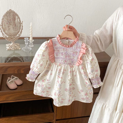 Pink Flower Children's Dress