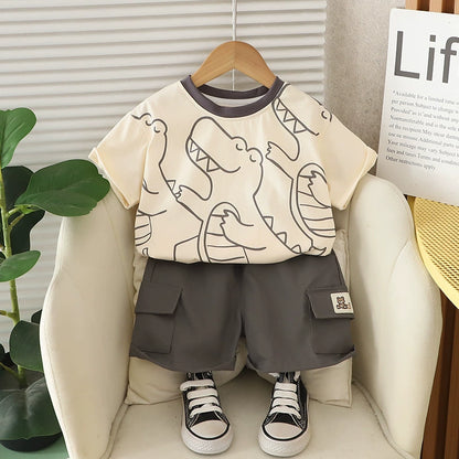 Boys' Summer Dinosaur Outfit