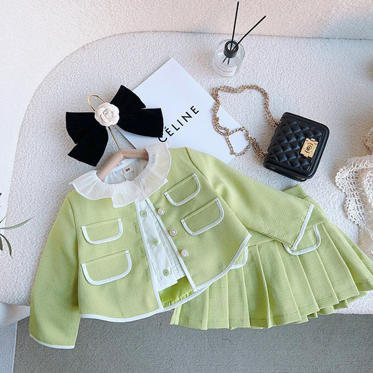 Girls' Green Boutique Outfit
