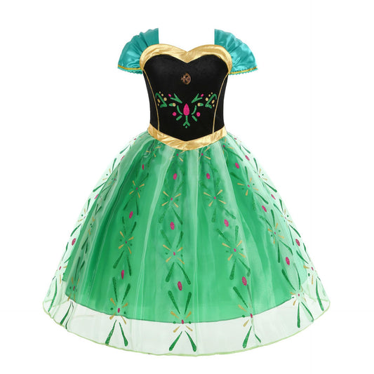 Enchanting Green Party Dress