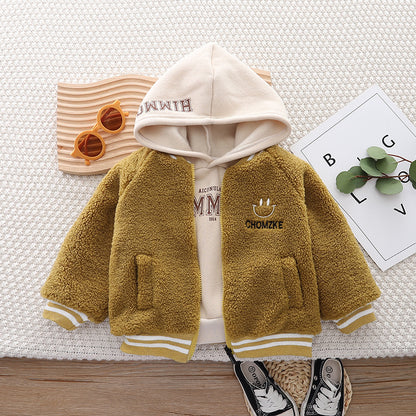 Sudadera con capucha de oso para niños