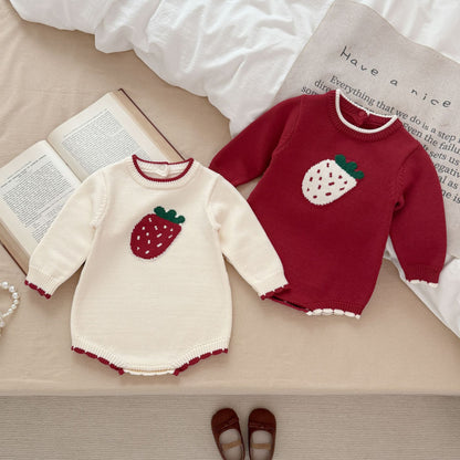 Strawberry Girl's Bodysuit