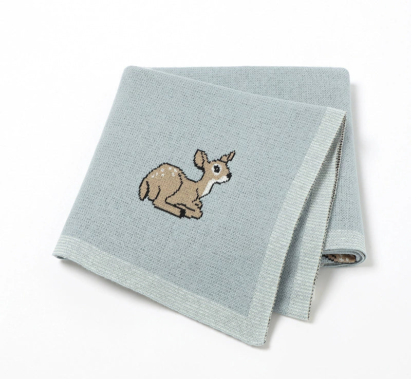 Children's Blanket with Animal Print