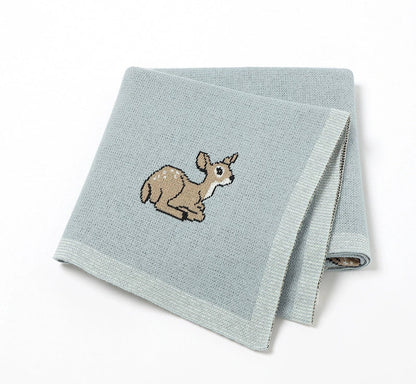 Children's Blanket with Animal Print