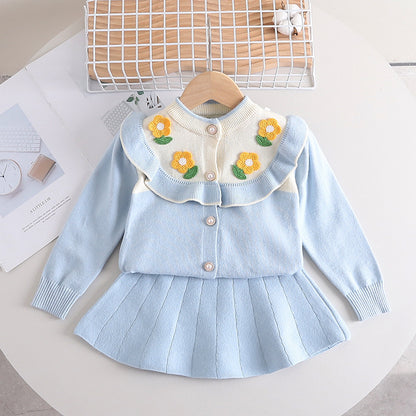 Conjunto de cuello tejido para mujer y niña Blossom 