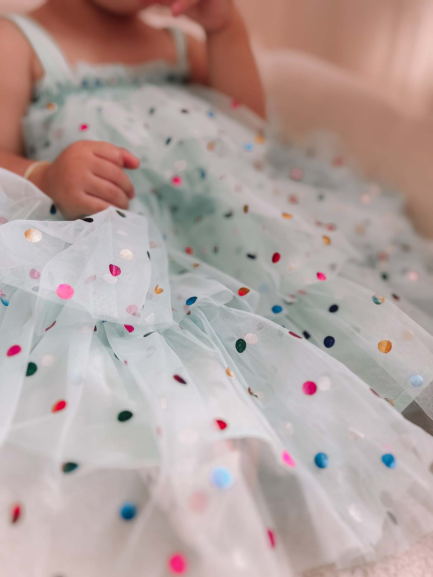Tule Poá Children's Dress