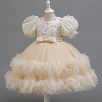 Sparkly Puffy Dress for Children