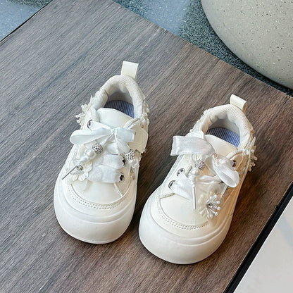 Girls' Floral Sneakers