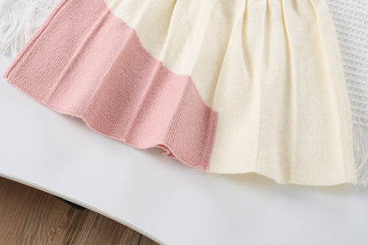 Girls' Knit Set Mussi Little Flowers