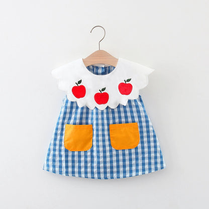 Apple Plaid Children's Dress