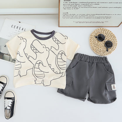 Boys' Summer Dinosaur Outfit
